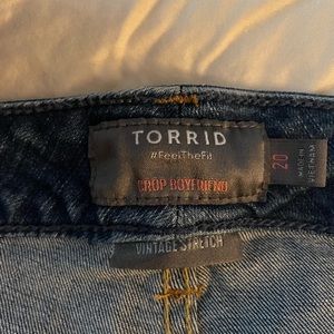 Torrid Boyfriend Style Jeans, 20